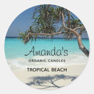 Adesivo Vela de Paraíso Tropical Sunny Beach Ocean ou Soa