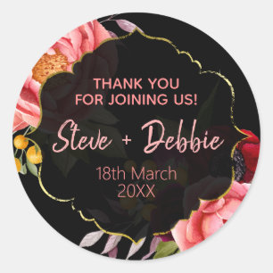 Adesivo Vela de Soja Bálsamo Labial Obrigado Casamento Bla