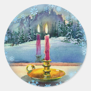 Adesivo VELA do NATAL por SHARON SHARPE