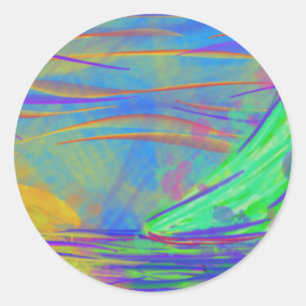 Adesivo vela do por do sol