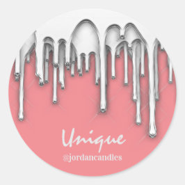 Adesivo Velas Barramento PequenoNome Iness Cinza Prateado 