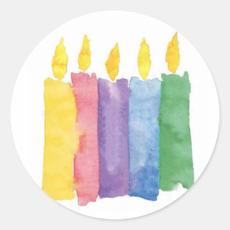 Adesivo velas de aniversário