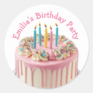Adesivo Velas de Bolo de Drill de Festa de aniversário de
