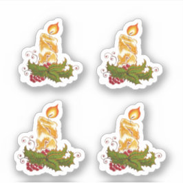 Adesivo Velas de Natal vinil-cortante