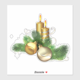 Adesivo Velas e Decorações