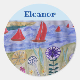 Adesivo Velas Vermelhas e Flores