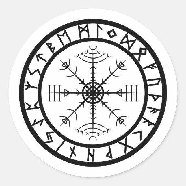 Adesivo Veldismaga - Círculo Rune (Frente)