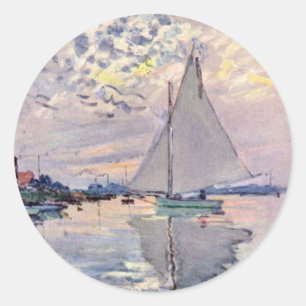 Adesivo Veleiro Le Pequeno-Gennevilliers Claude Monet