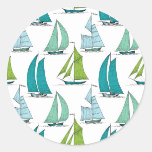 Adesivo Veleiros no teste padrão da água