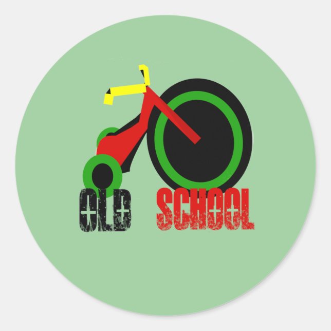 Adesivo Velha Escola (Frente)