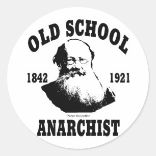 Adesivo Velha escola -- Peter Kropotkin