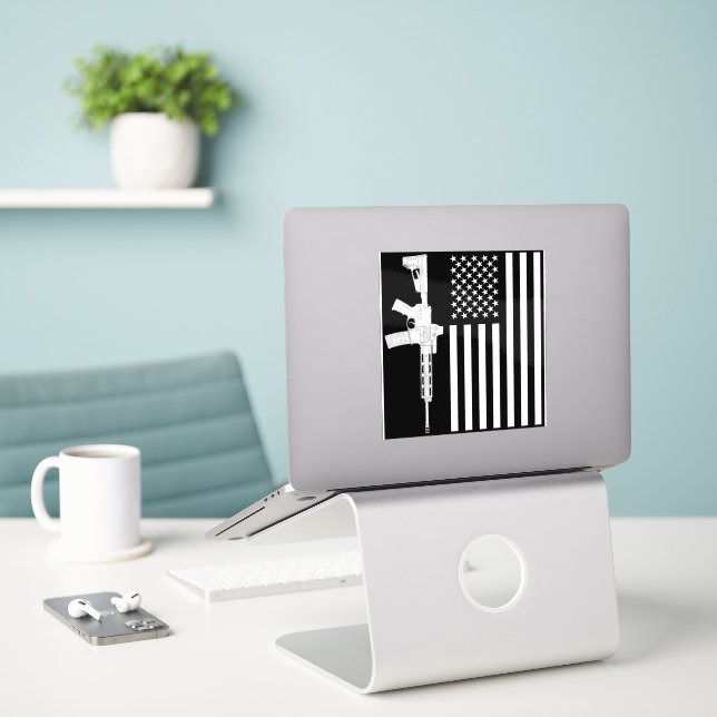 Adesivo Velha Glória  (Laptop na mesa)