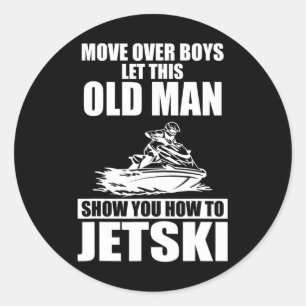 Adesivo Velho Como Jetski Legal Funny Jet-ski Jet Skiin