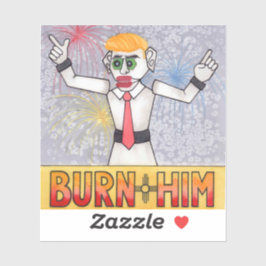 Adesivo Velho Homem Zozobra Papais noeis Fe, Tradição NM