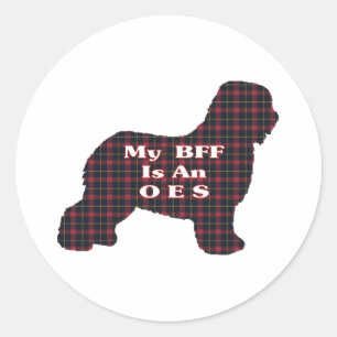 Adesivo Velho Sheepdog BFF Sticker