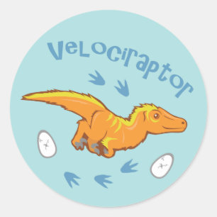 Adesivo Velociraptor Bonito