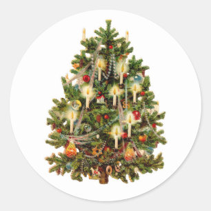 Adesivo VELOPE SINALIZADOR: ÁRVORE natal vintage