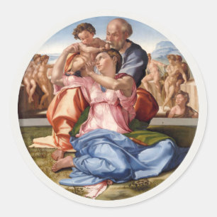 ADESIVO VELOPE SINALIZADOR: MICHELANGELO : DONI TONDO