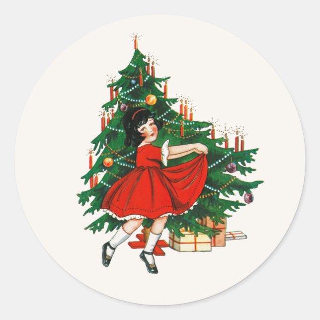 ADESIVO VELOPE SINALIZADOR: NATAIS VINTAGES (Frente)