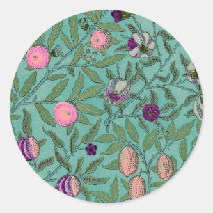 ADESIVO VELOPE: WILLIAM MORRIS : POMEGRANATOS 