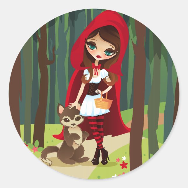 Adesivo Velusa Red Riding Hood (Frente)