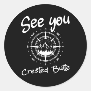 Adesivo Vemo-Nos Em Crested Butte Usa Vacation Ski Comp