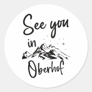 Adesivo Vemo-Nos No Esqui De Vacinação Do Oberhof Germany