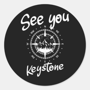 Adesivo Vemo-Nos No Keystone Usa Férias Ski Comp