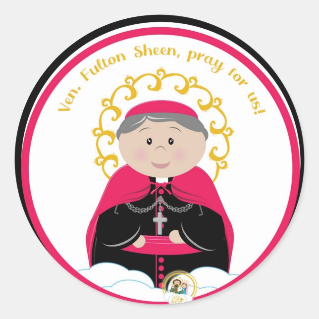 Adesivo Ven. Fulton Sheen (Frente)