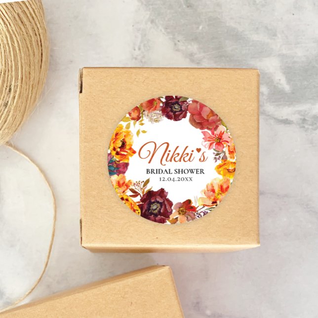 Adesivo Vencedor de Favor com o tema do outono (Criador carregado)