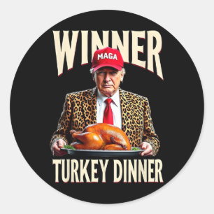 Adesivo Vencedor Turquia Janta engraçada trump