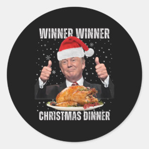 Adesivo Vencedor vencedor Janta Humor Engraçado Trump X