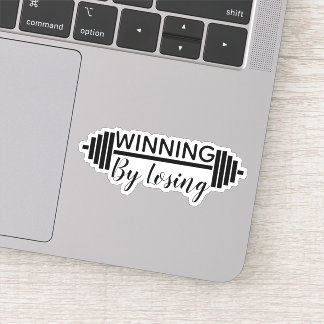 Adesivo Vencer Perdendo - Exercício - Levantar Peso