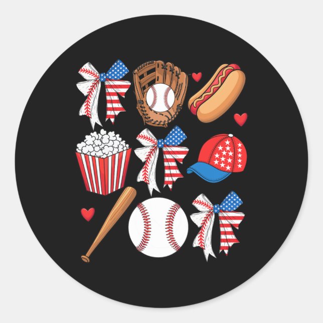 Adesivo Venda 4 De Julho De Arco Coquette Mulheres Meninas (Frente)