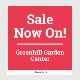 Adesivo Venda comprada ou venda de armazenamento