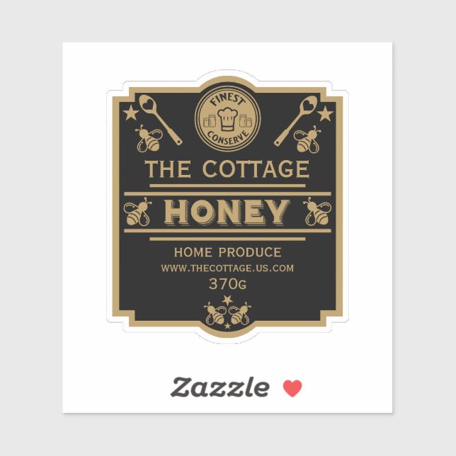 Adesivo Vendedor de mel (Folha)