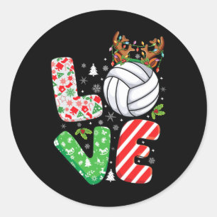 Adesivo Vendedores de voleibol Meninas Crianças Natal Nata