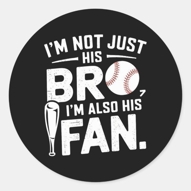 Adesivo Vender Irmão, não sou só o Irmão Dele, sou o Númer (Frente)