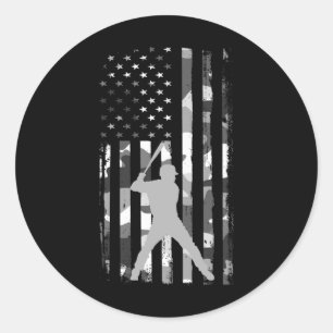 Adesivo Vender Jogador Camuflagem da Bandeira Americana Pa