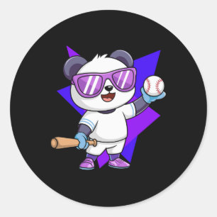 Adesivo Vender Panda. Entusiastas de vendas de diversão de