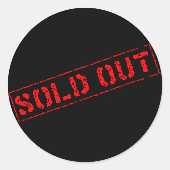 Adesivo Vendido (Frente)