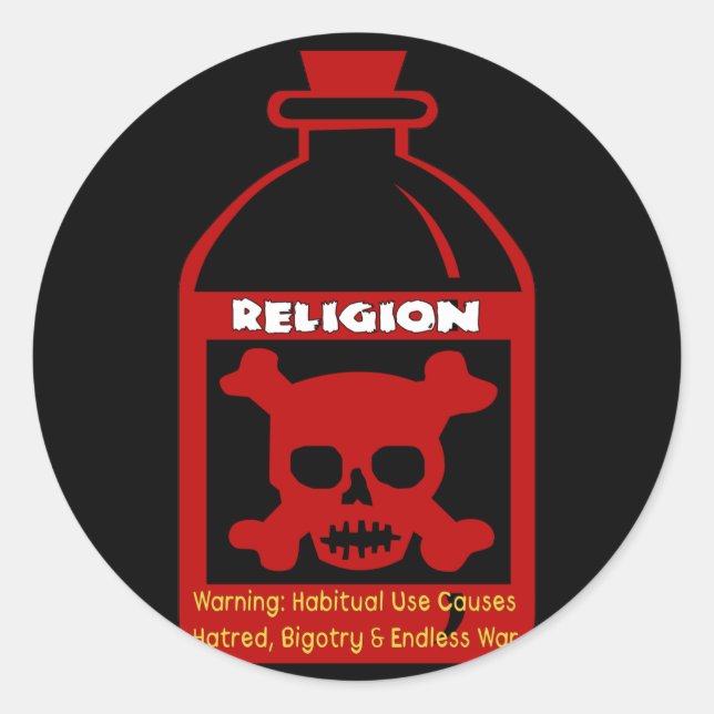Adesivo Veneno Religioso (Frente)