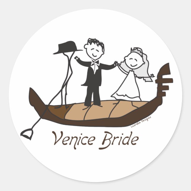 Adesivo Veneza Itália Bride (Frente)