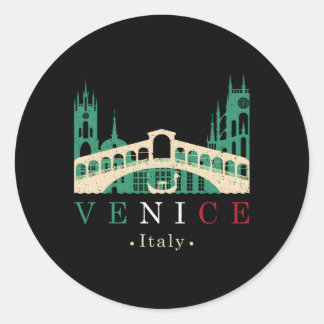 Adesivo Veneza Itália Iconic Gondola Rialto Ponte Ponte Di