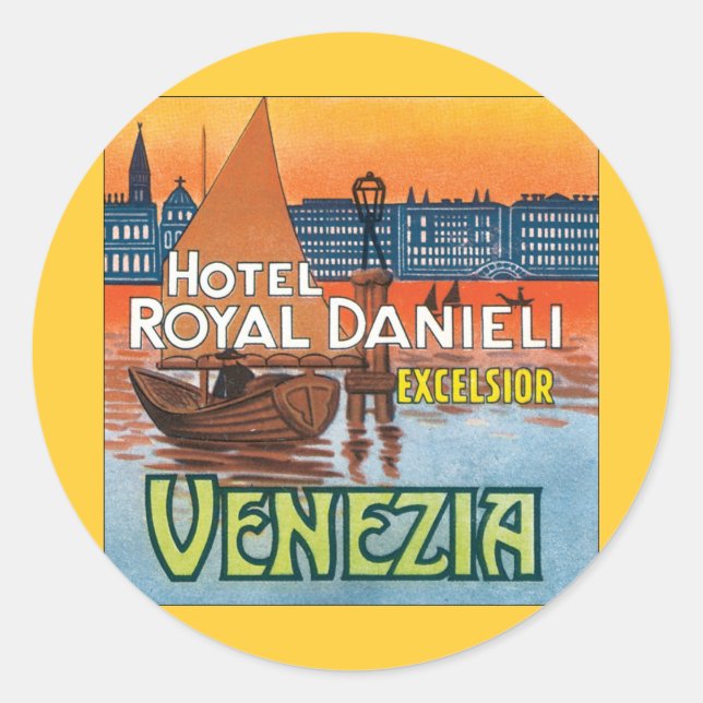 Adesivo Venezia Hotel Royal Danieli (Frente)