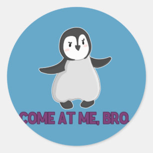 Adesivo Venha Comigo, Irmão Pinguim