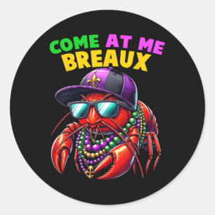 Adesivo Venha Para Mim Crawfish Miçangas Engraçadas Mardi
