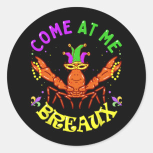 Adesivo Venha Para Mim Crawfish Miçangas Engraçadas Mardi