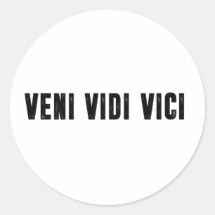 Adesivo Veni vidi vici
