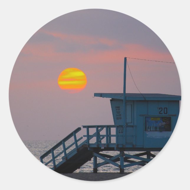 Adesivo Venice Beach Sunset (Frente)